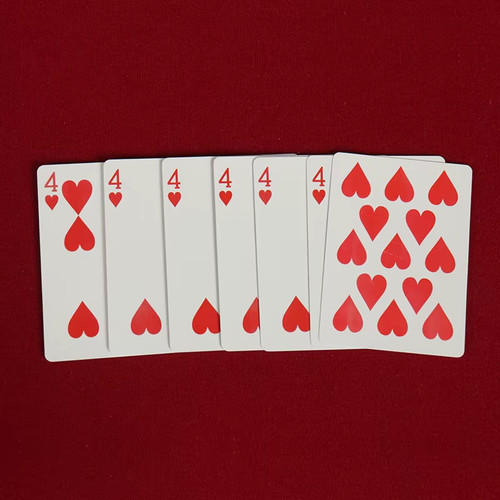One card magic trick - card,